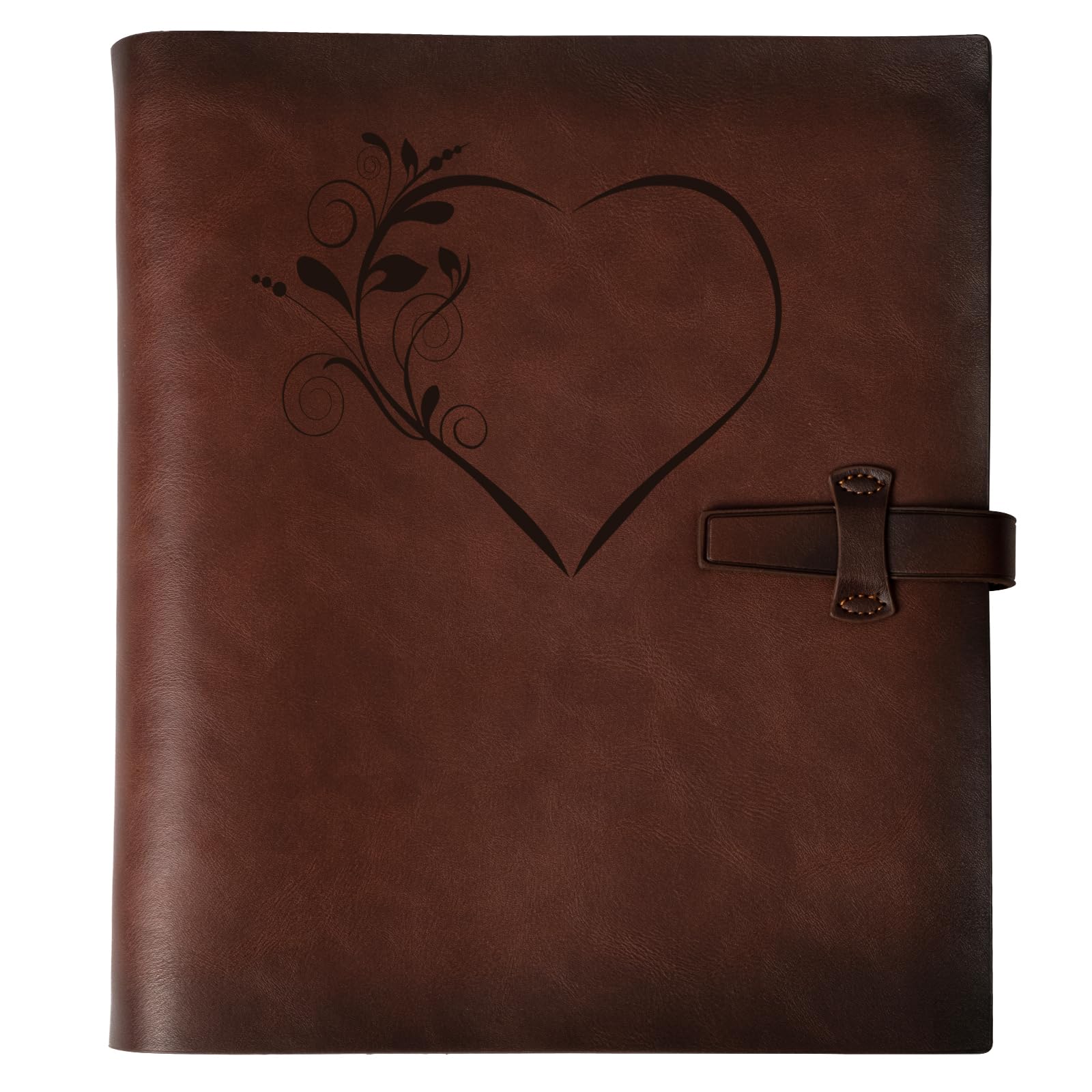 sucarlon photo album cover with genuine leather texture and 200-photo capacity