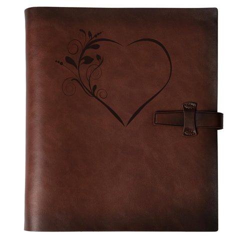 sucarlon photo album cover with genuine leather texture and 200-photo capacity