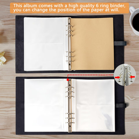 Sucarlon 6-Ring Binder keeps pages secure and reorderable