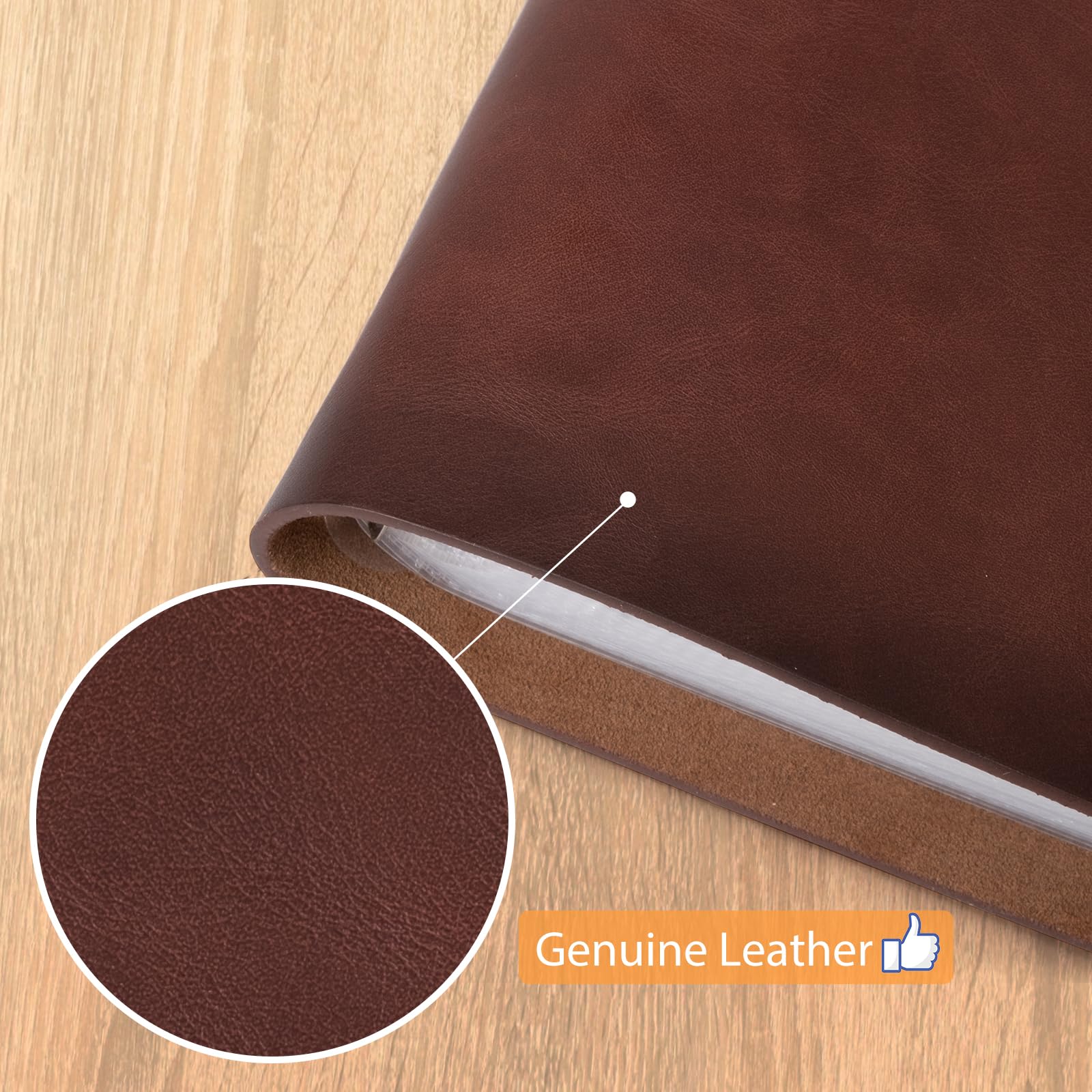 sucarlon photo album binder showing refillable 6-ring design