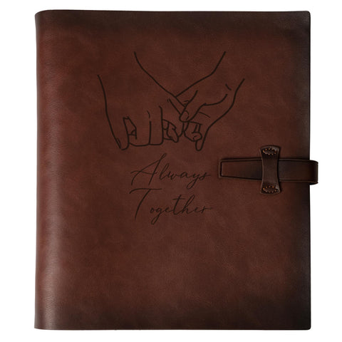 sucarlon photo album with genuine leather cover for durable keepsakes