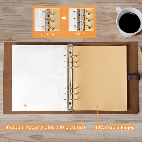 sucarlon photo album 10x8.5 inch size for travel and display