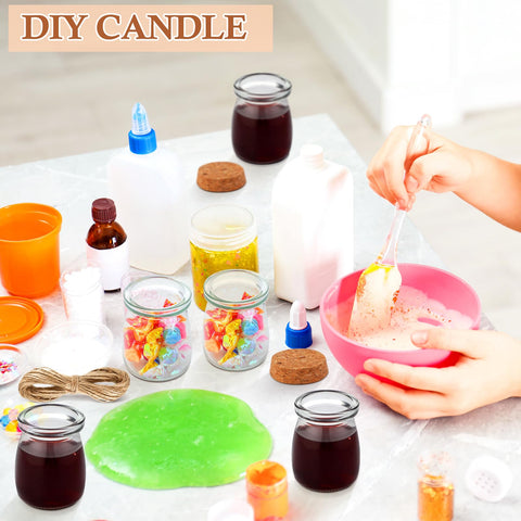 Suclain glass jars are versatile for spices, snacks, or beads at events.