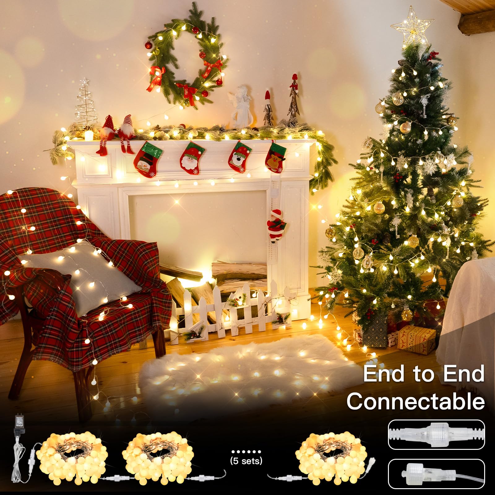Suddus bedroom dorm decor lighting that creates a soft glow.