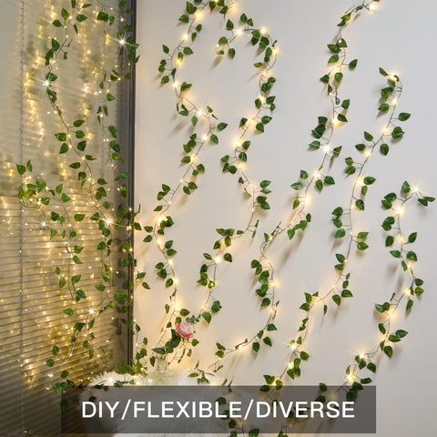 suddus pothos curtain lights adorn dorm rooms with greenery