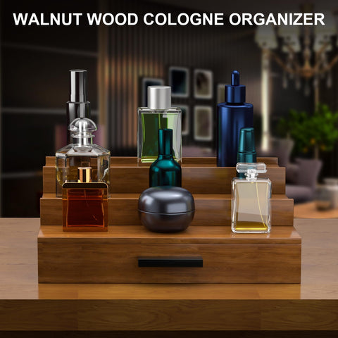 Sueuapp gift-ready packaging for the walnut cologne organizer