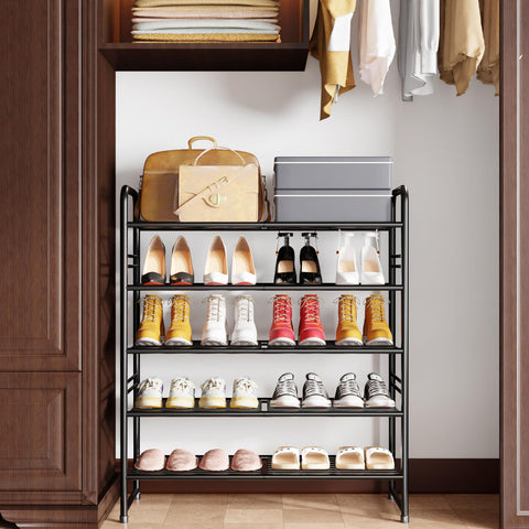 SUFAUY easy assembly emphasizes quick tool-free shelf clipping