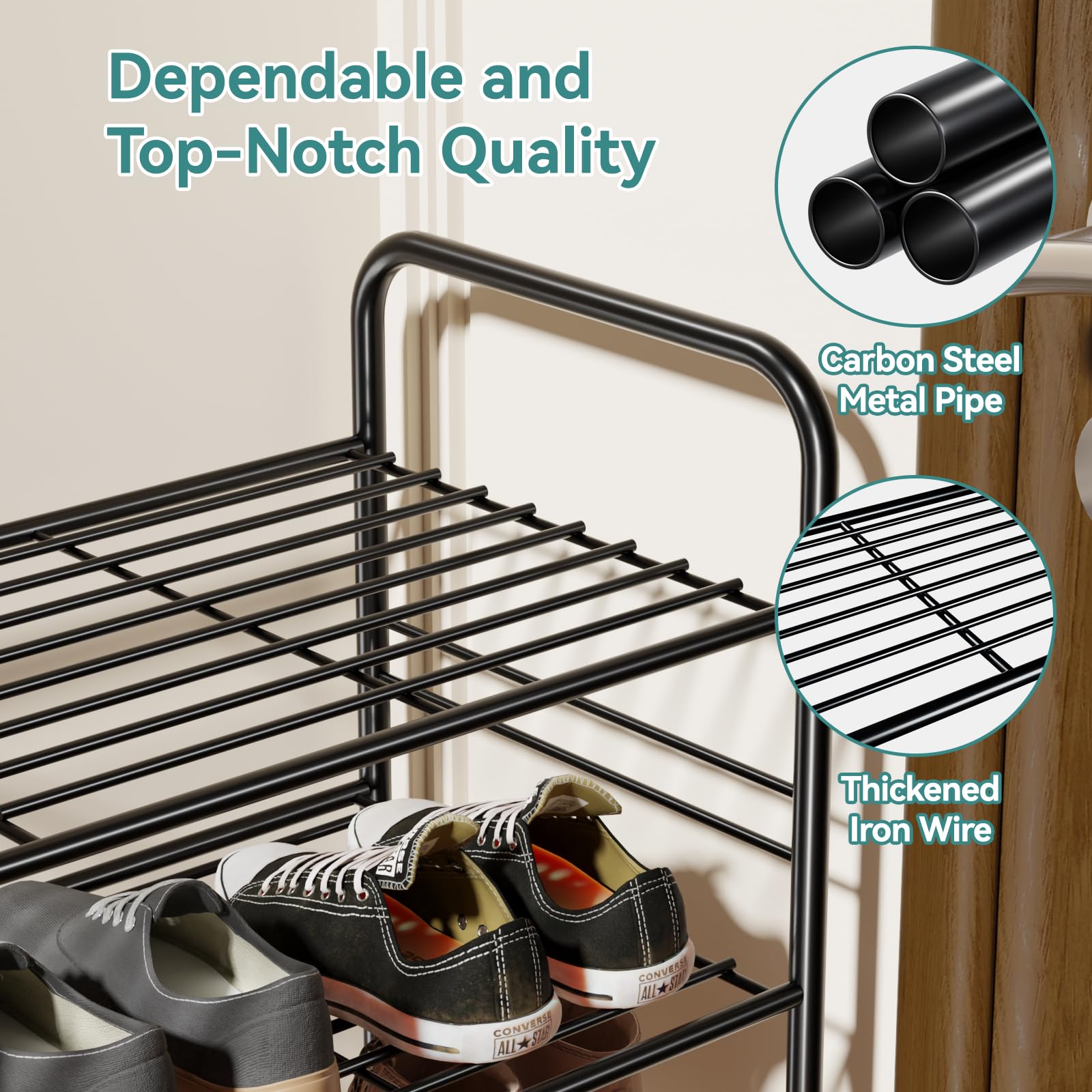 SUFAUY 33-inch rack stacked setup demonstrates scalable organization for two or more units