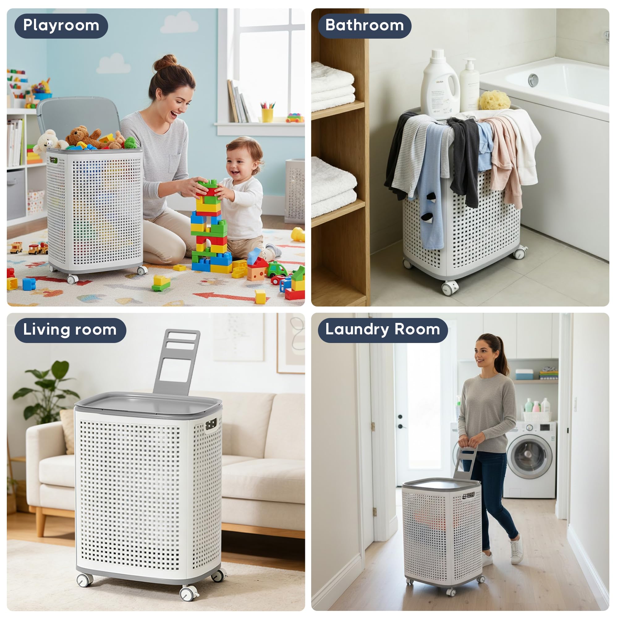 Sufdari 90L compact design fits small spaces like bathrooms.
