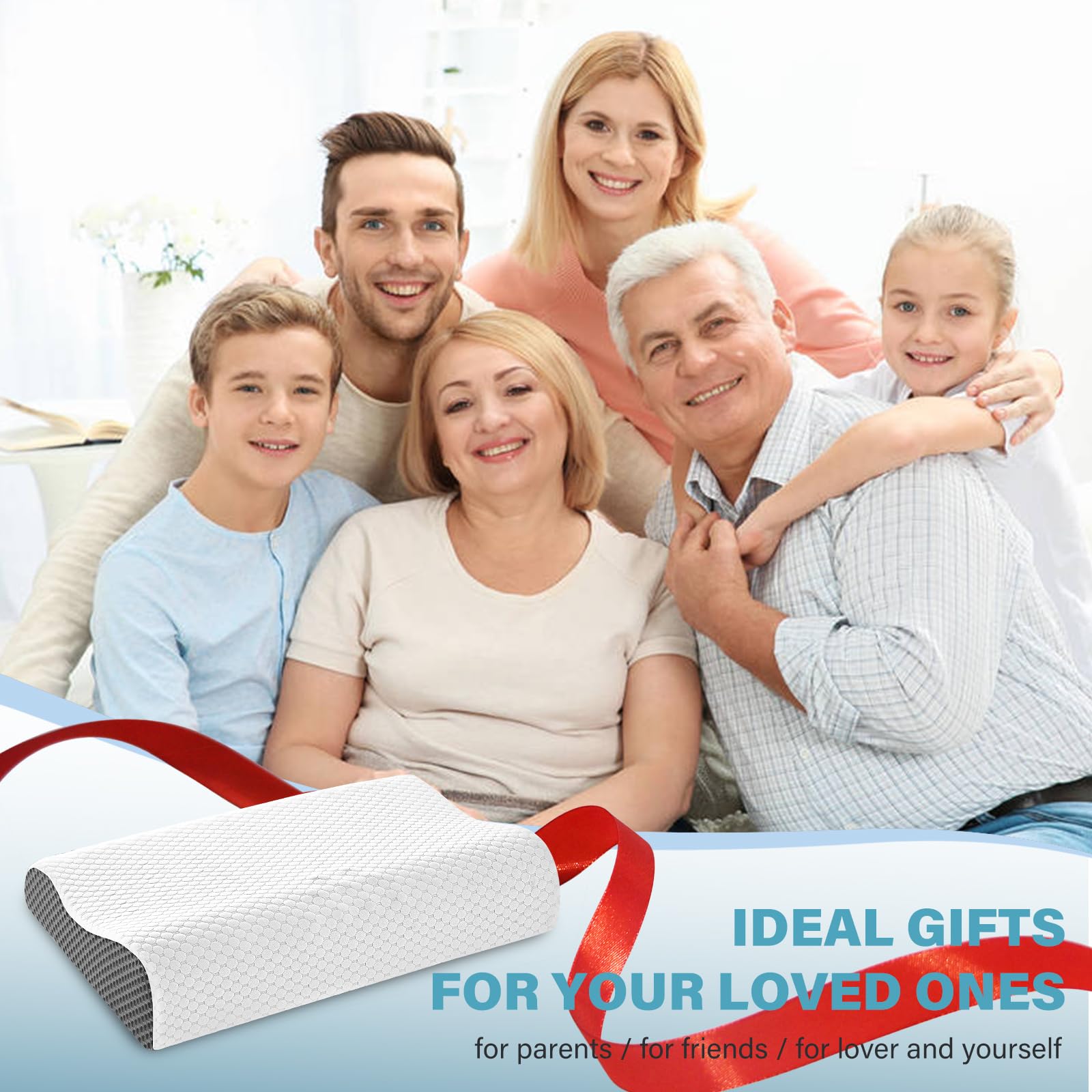 SUFOR cooling pillows queen set 2 packaging displays value and ready-to-use setup