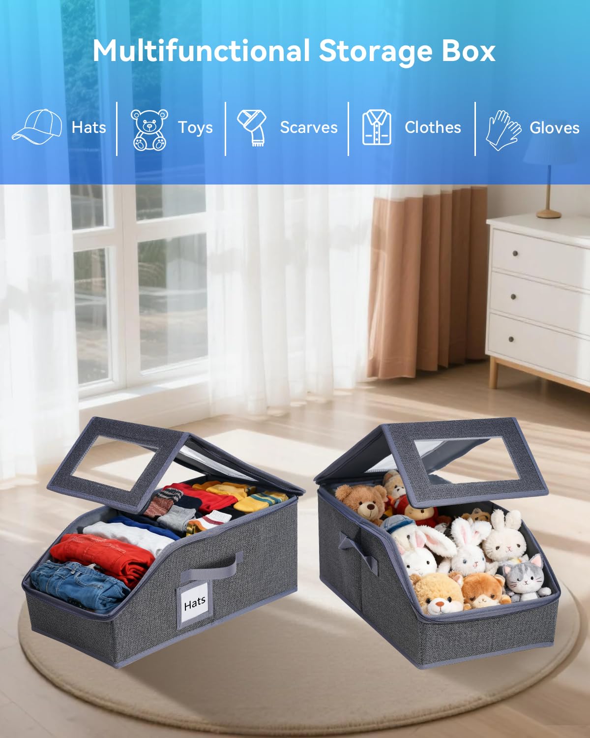 Sugar Swan multi-functional closet organizer suitable for hats and accessories