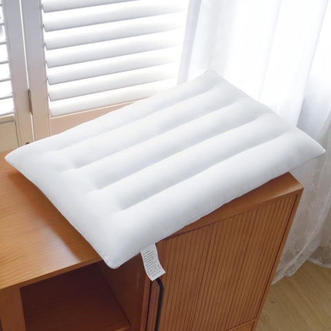 Suhedy thin pillow for stomach and back sleepers supports neck comfort and easy breathing