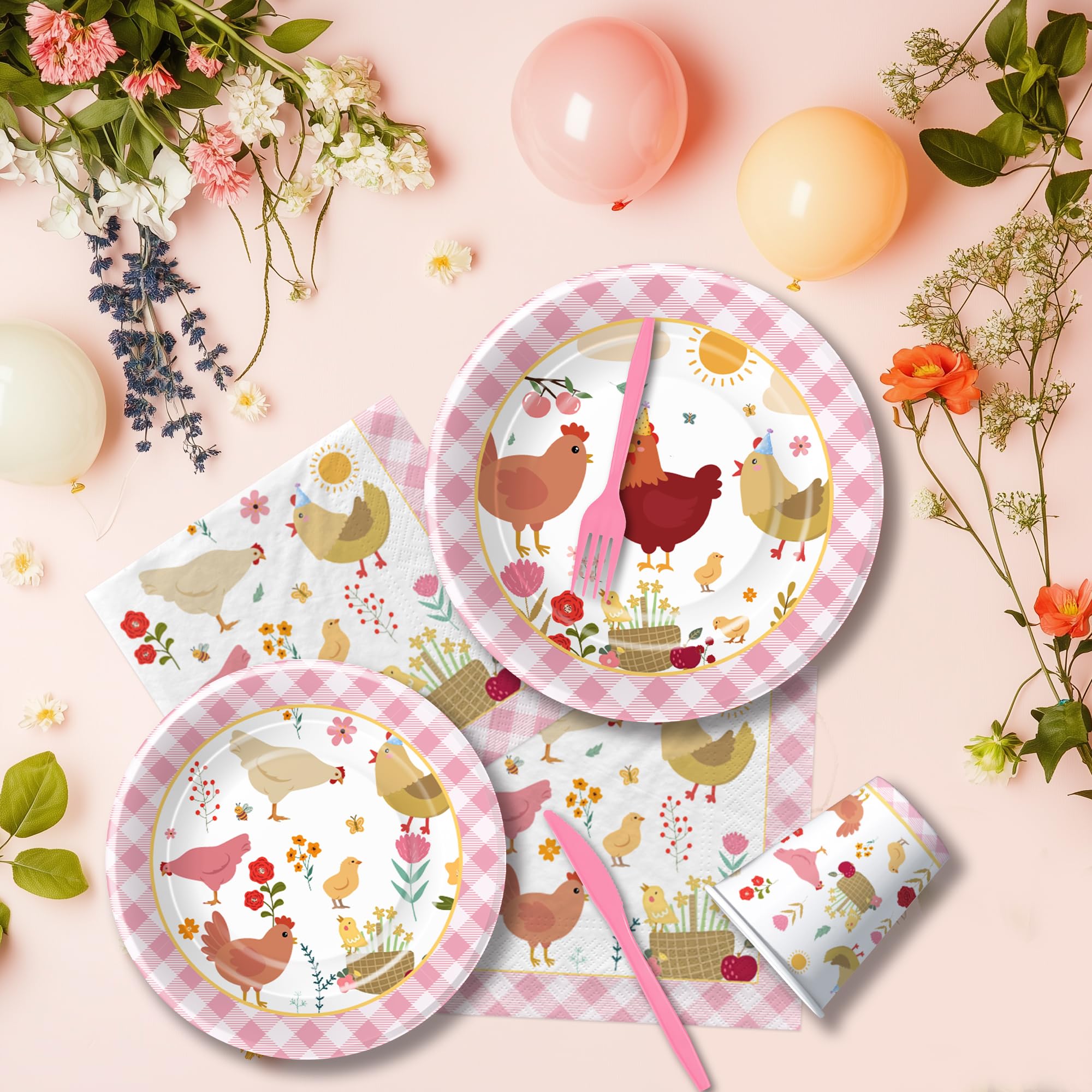 Suhelkit chicken tablecloth adds color and protects surfaces