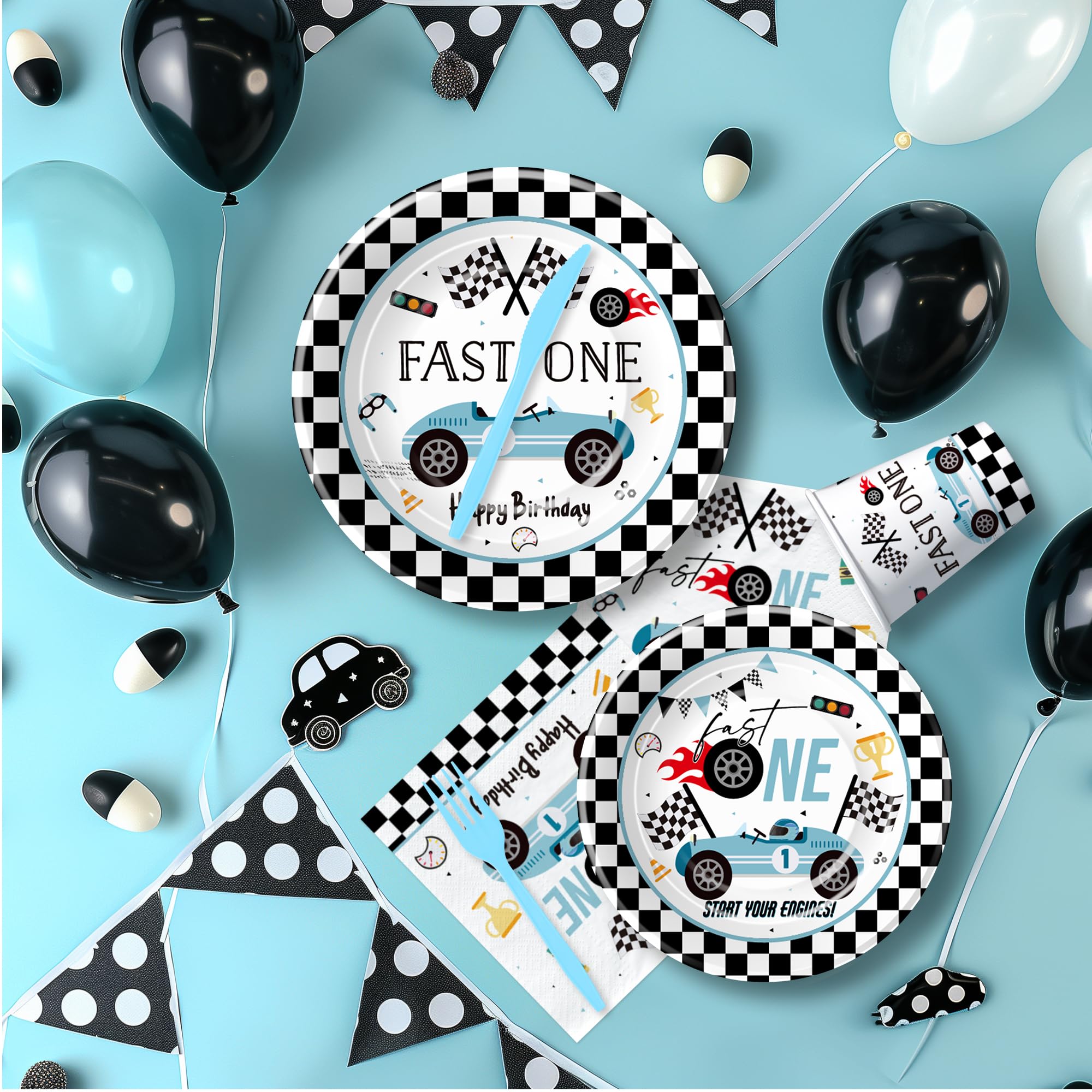 Suhelkit Fast One tableware set serves 24 guests with cohesive theme