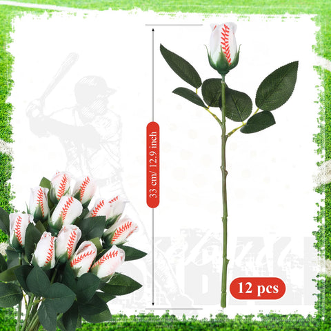 Suhine baseball rose bulk packaging for events and favors.