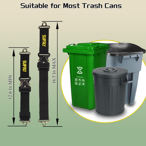 suifaly lock straps on-bin, quick securement for reliable bin protection.