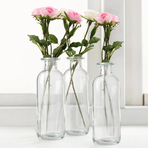 SUJUN amber bud vase adds warm glow to wedding centerpieces