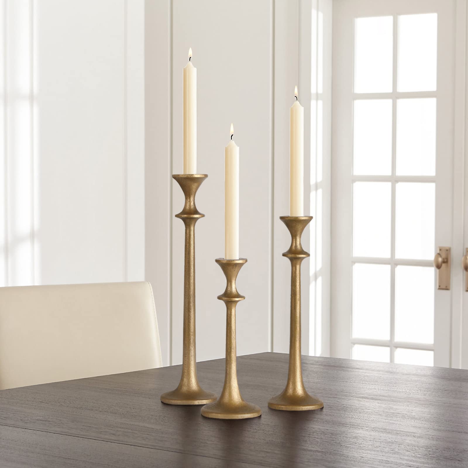 SUJUN antique-brass finish closeup emphasizes durable metal construction
