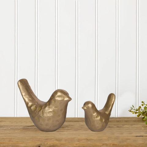 SUJUN compact to medium bird sculpture ideal for desks and nightstands