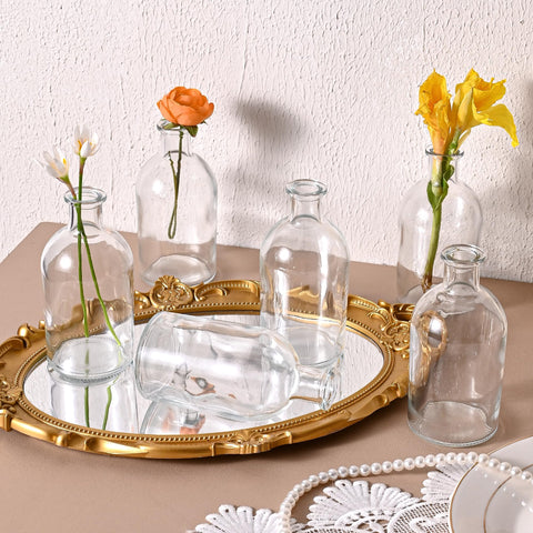 SUJUN mini vases perfect for single stems, greenery, or dried flowers