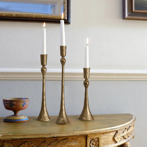SUJUN rustic-texture iron finish adds vintage flair to any space
