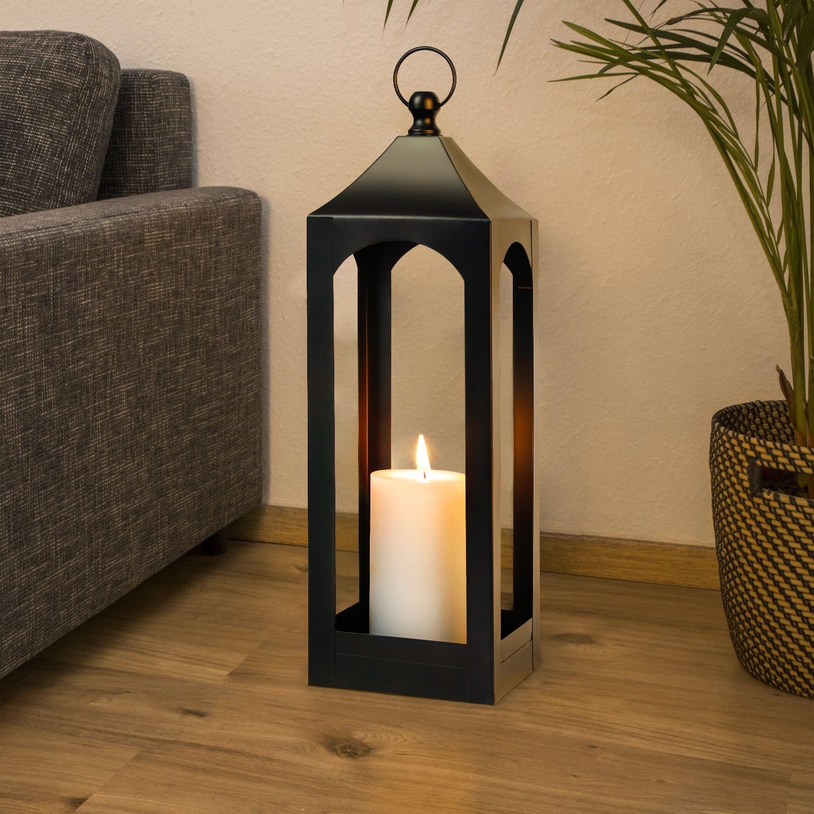 SUJUN table centerpiece lantern adds elegant focal point