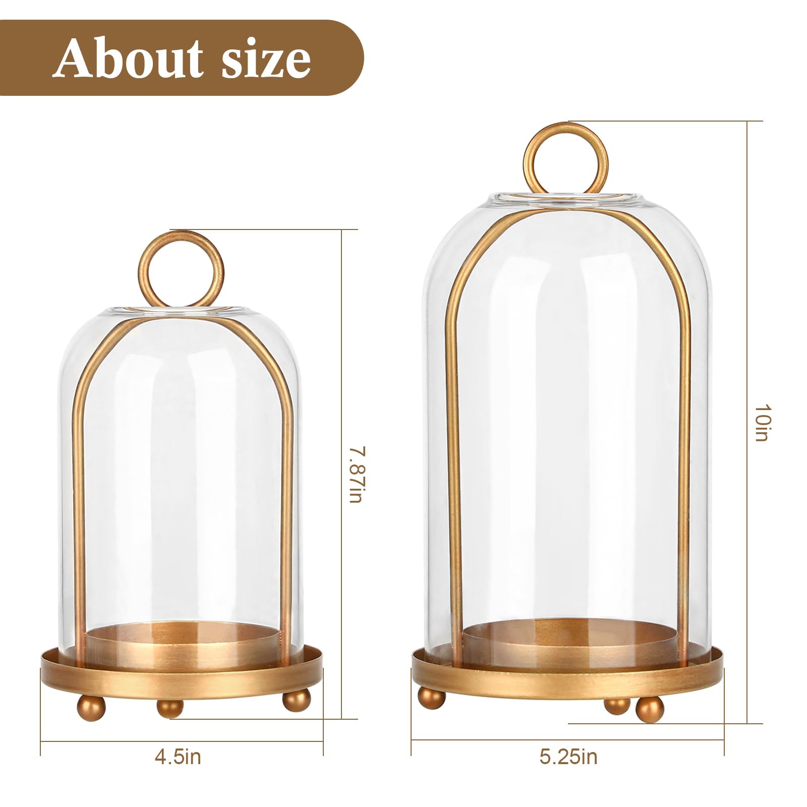 SUJUN large lantern dome close-up shows crystal-clear glass for indoor use