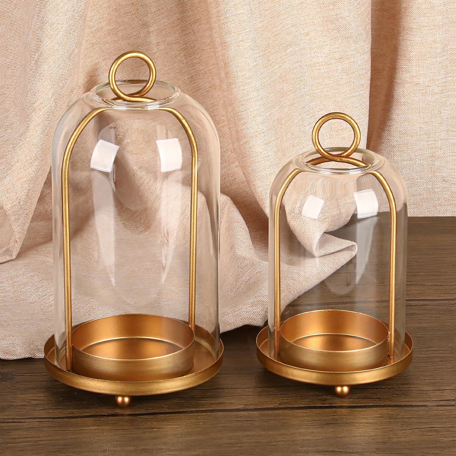 SUJUN set of two lanterns shows balanced decor with large and small sizes