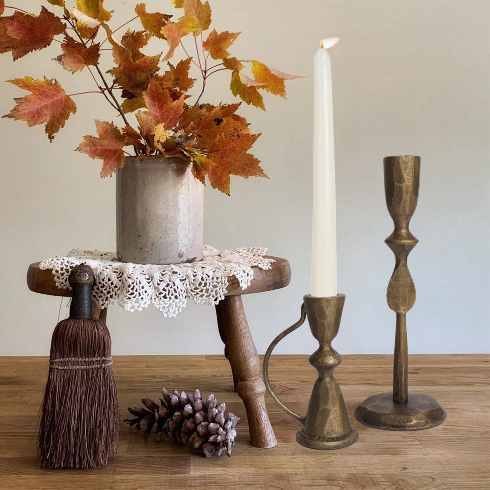 SUJUN warm brass finish detail enhances rustic elegance