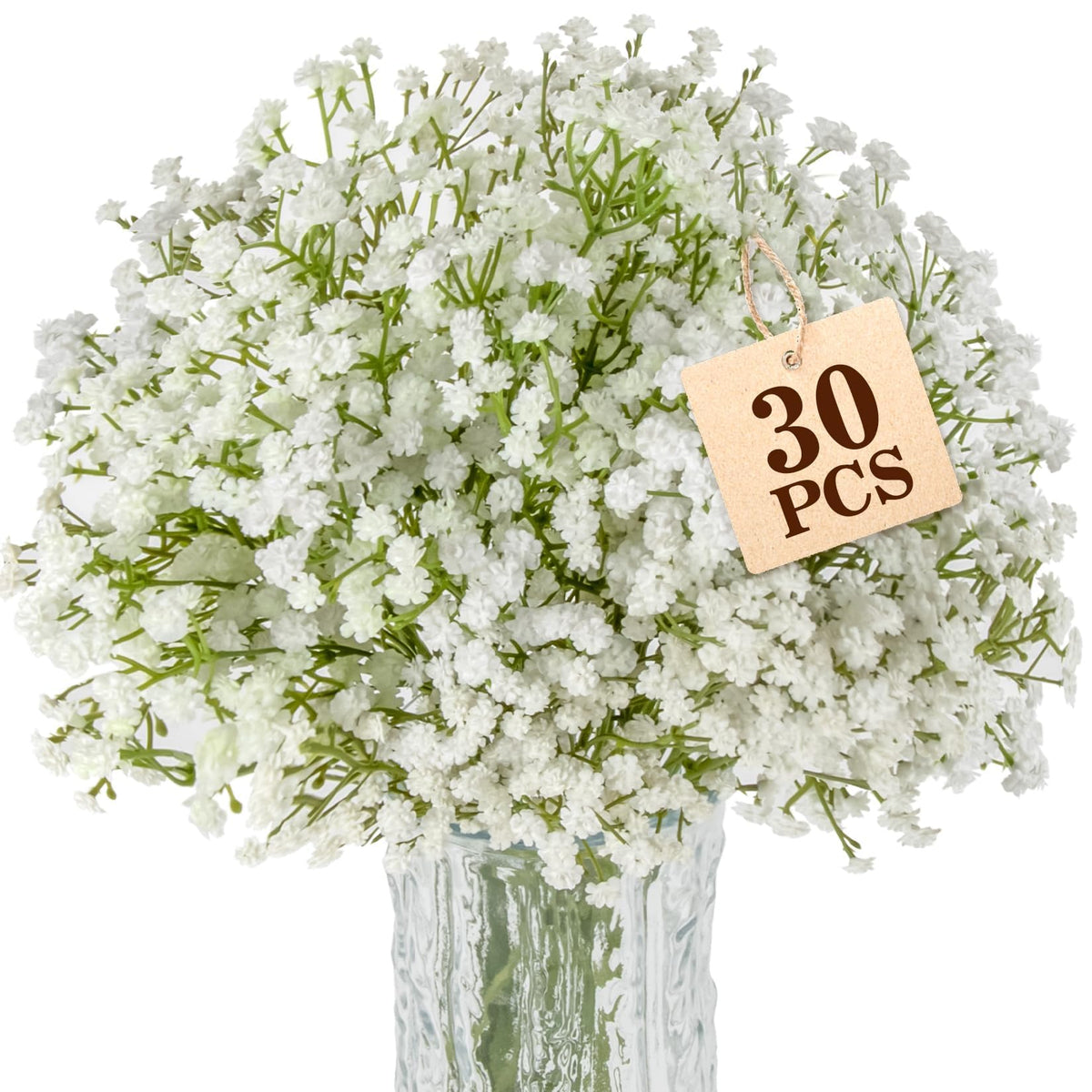 Sukh Baby's Breath white flowers with 20-inch stems for elegant home décor