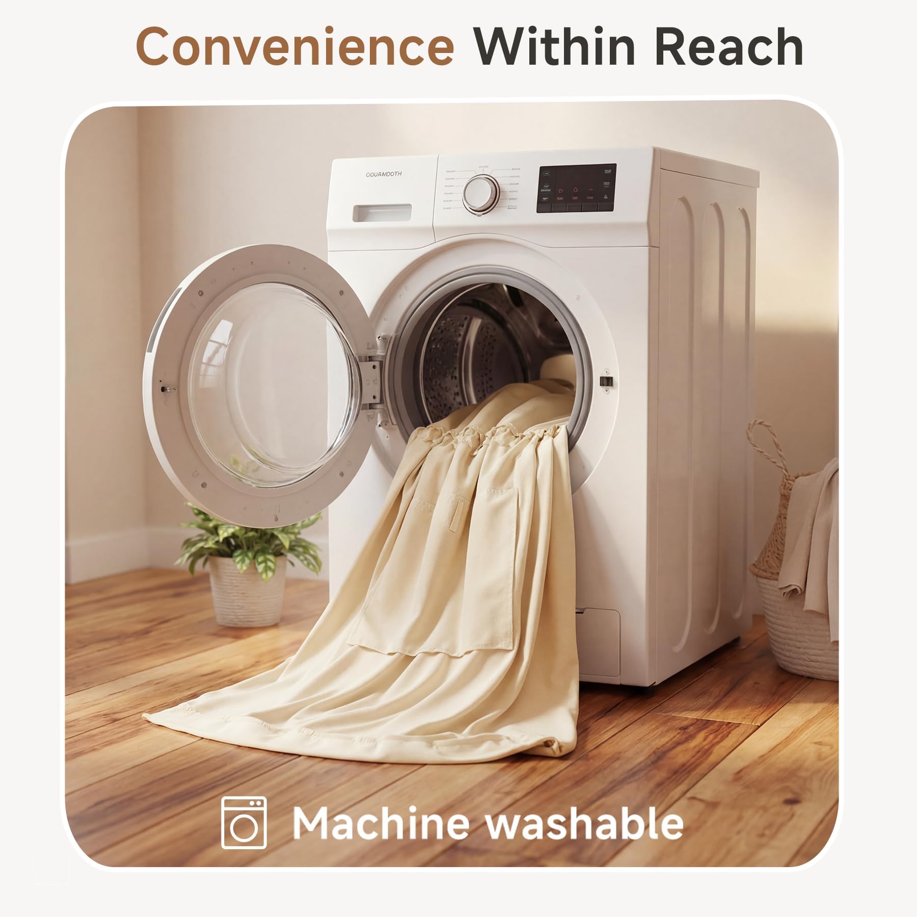 Sumbababy full bed tent machine-washable fabric keeps it fresh.