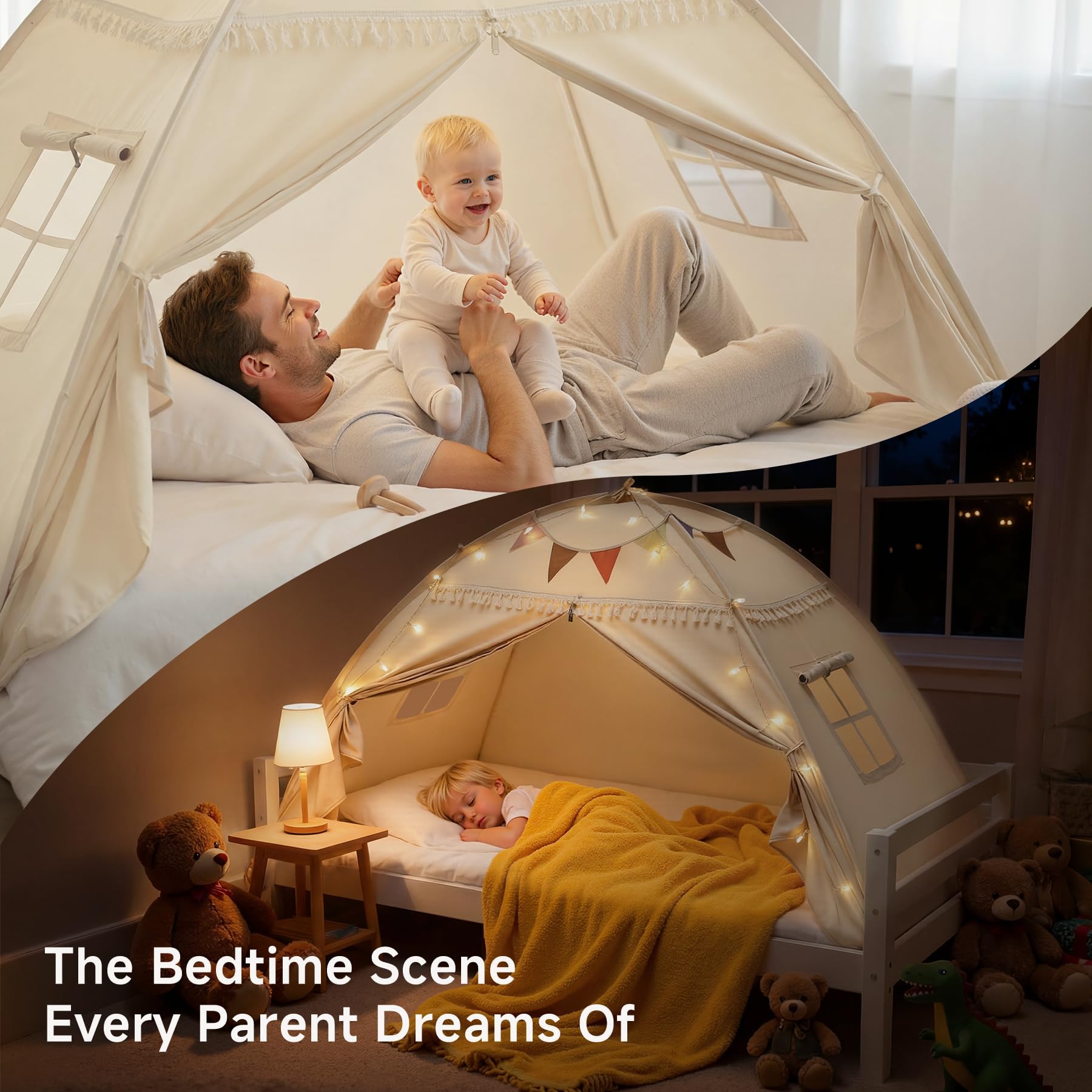 Sumbababy gift idea full bed tent for kids' bedroom upgrade.