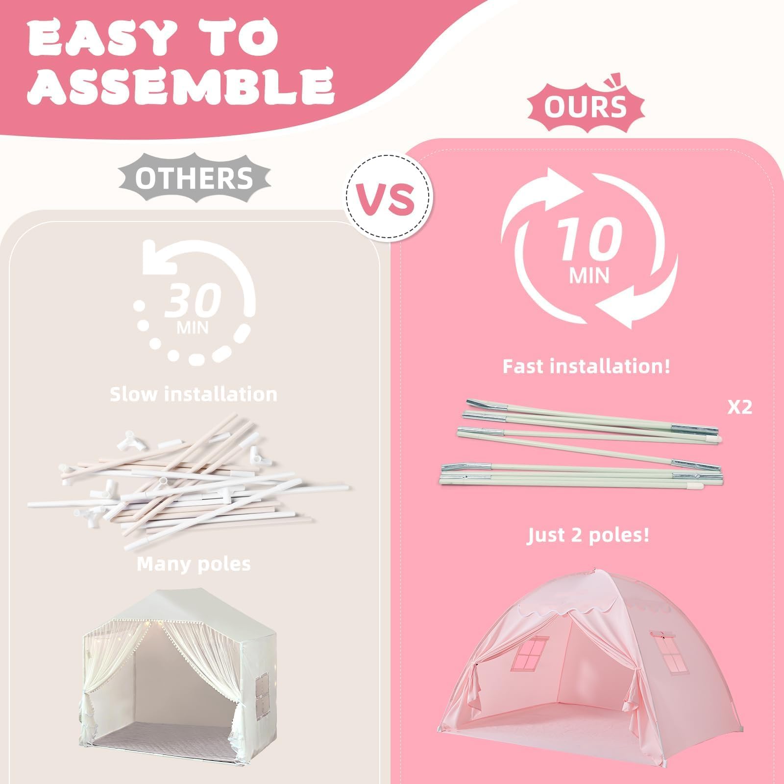 Sumbababy pink canopy adds warm ambience to bedtime rituals
