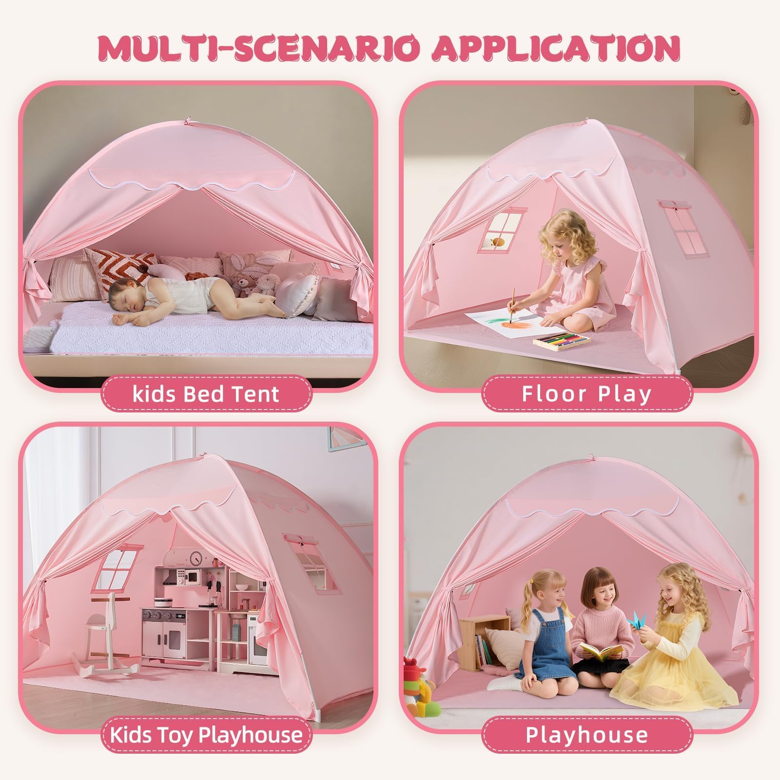 Sumbababy canopy is machine-washable for quick cleanup after sleepovers