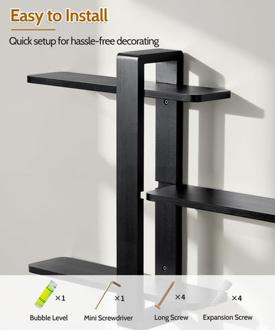 SUMGAR versatile shelves maximize space while keeping a clean look