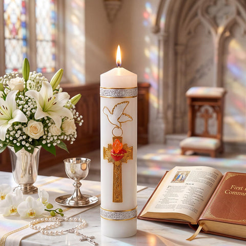 Sumind beeswax paraffin candle with smooth surface and clean burn