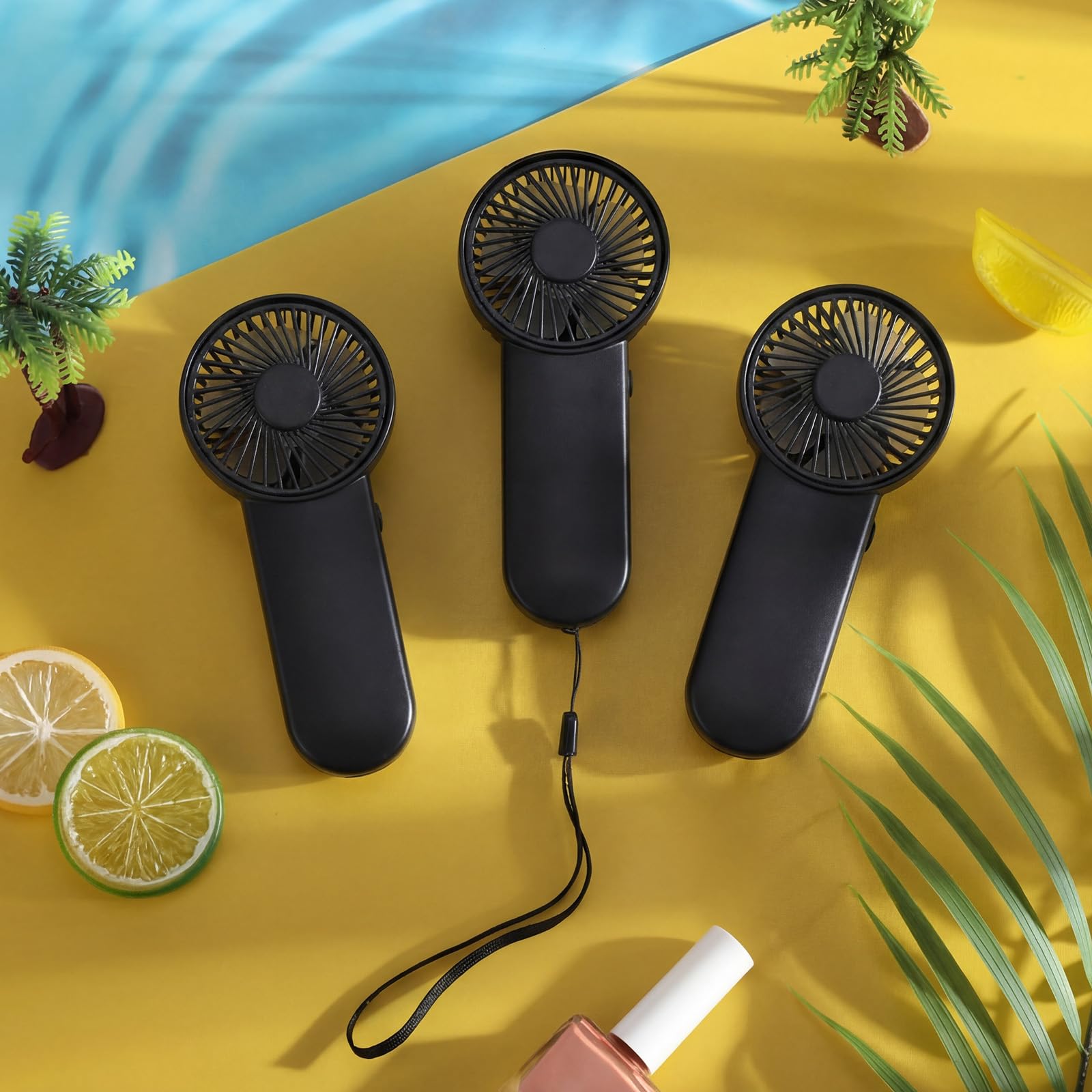 Sumind compact mini handheld fan keeps you cool while traveling.