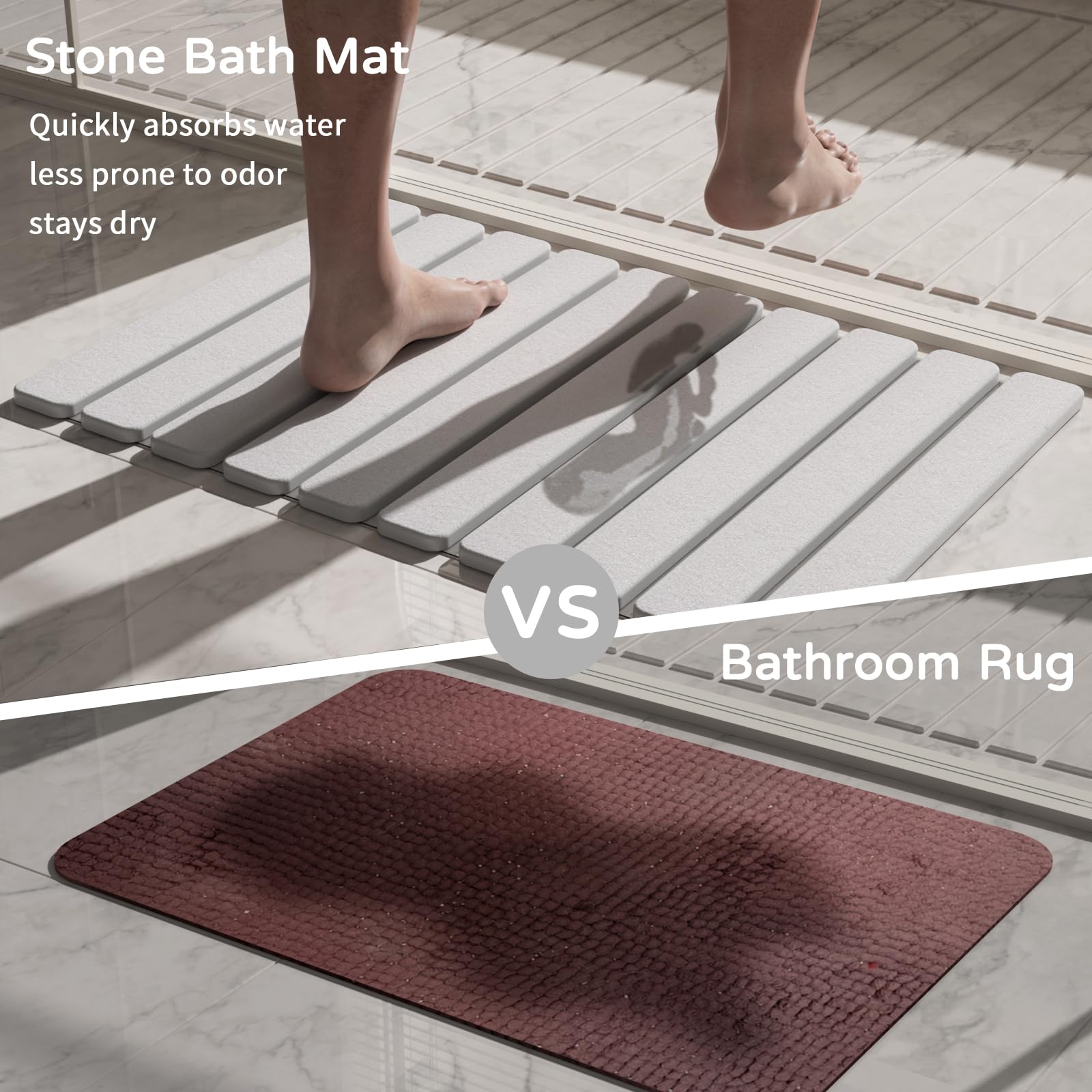 Summer&Kiss foldable-storage mat doubles as plant, entryway, or pet bowl mat