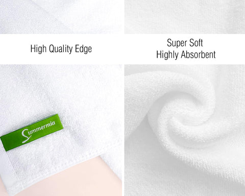 SUMMERMIA baby-bath-use washcloths provide gentle cleansing for little ones.