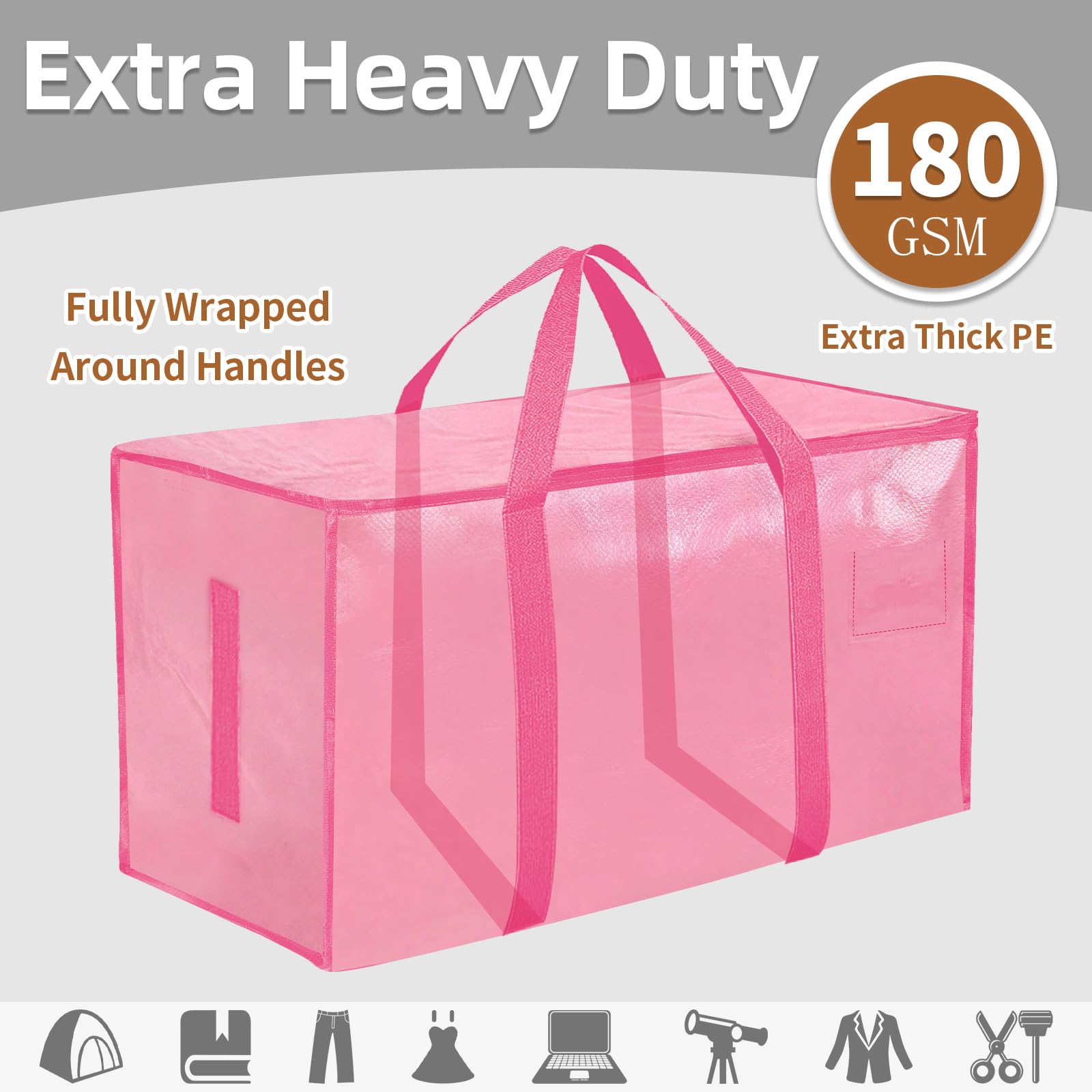 SummitFlare bags with built-in handles simplify moving and packing.
