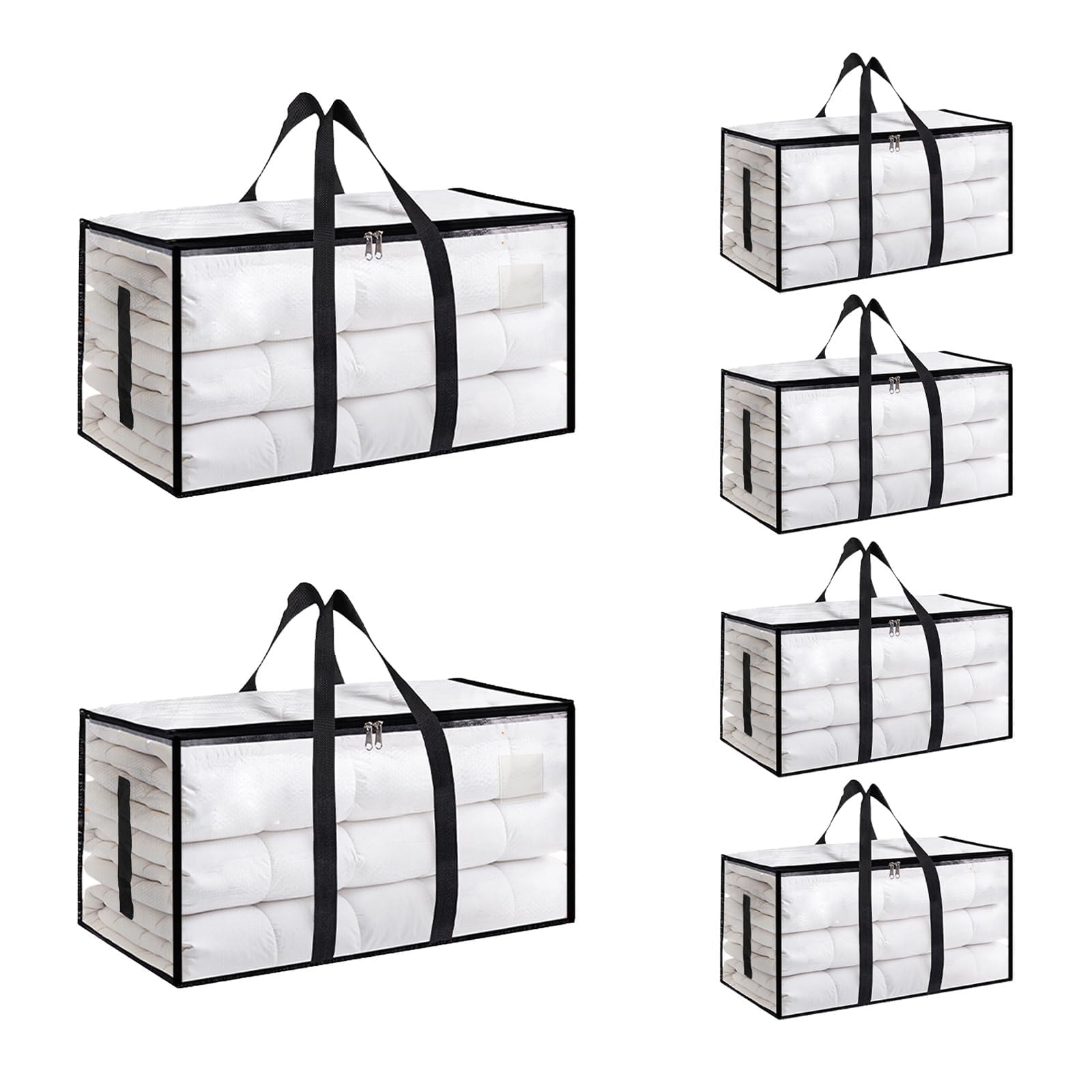 SummitFlare 6-pack extra-large moving bags folded for compact storage.