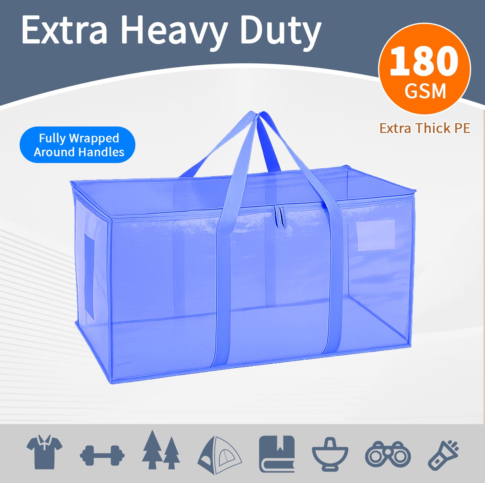 SummitFlare 8-pack 2-inch padded handles reduce hand strain.