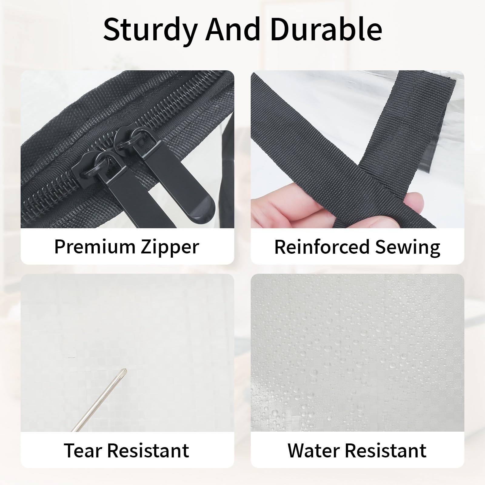 SummitFlare 95L capacity bags store bedding and coats efficiently.