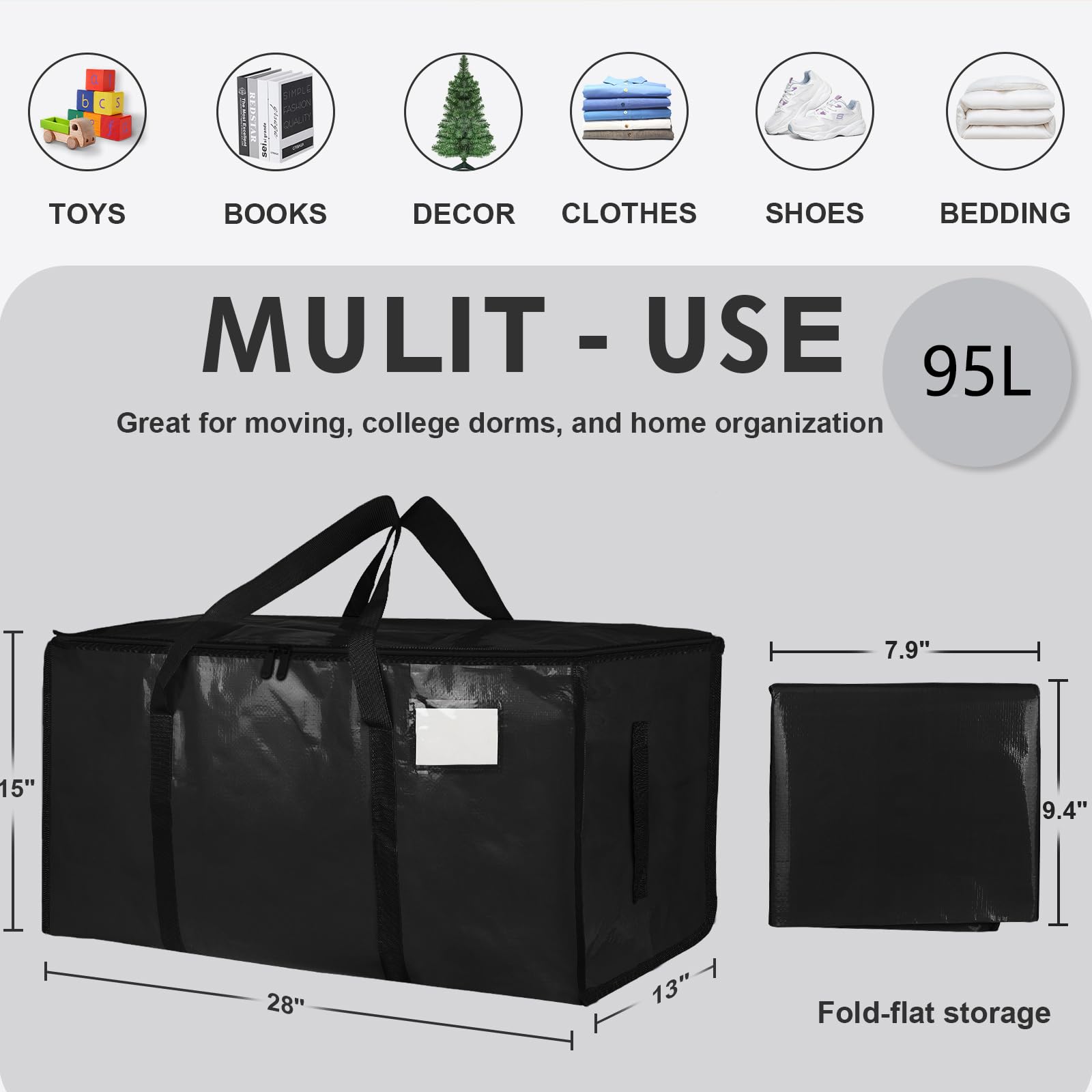 SummitFlare bag with padded handles reduces hand strain when carrying.