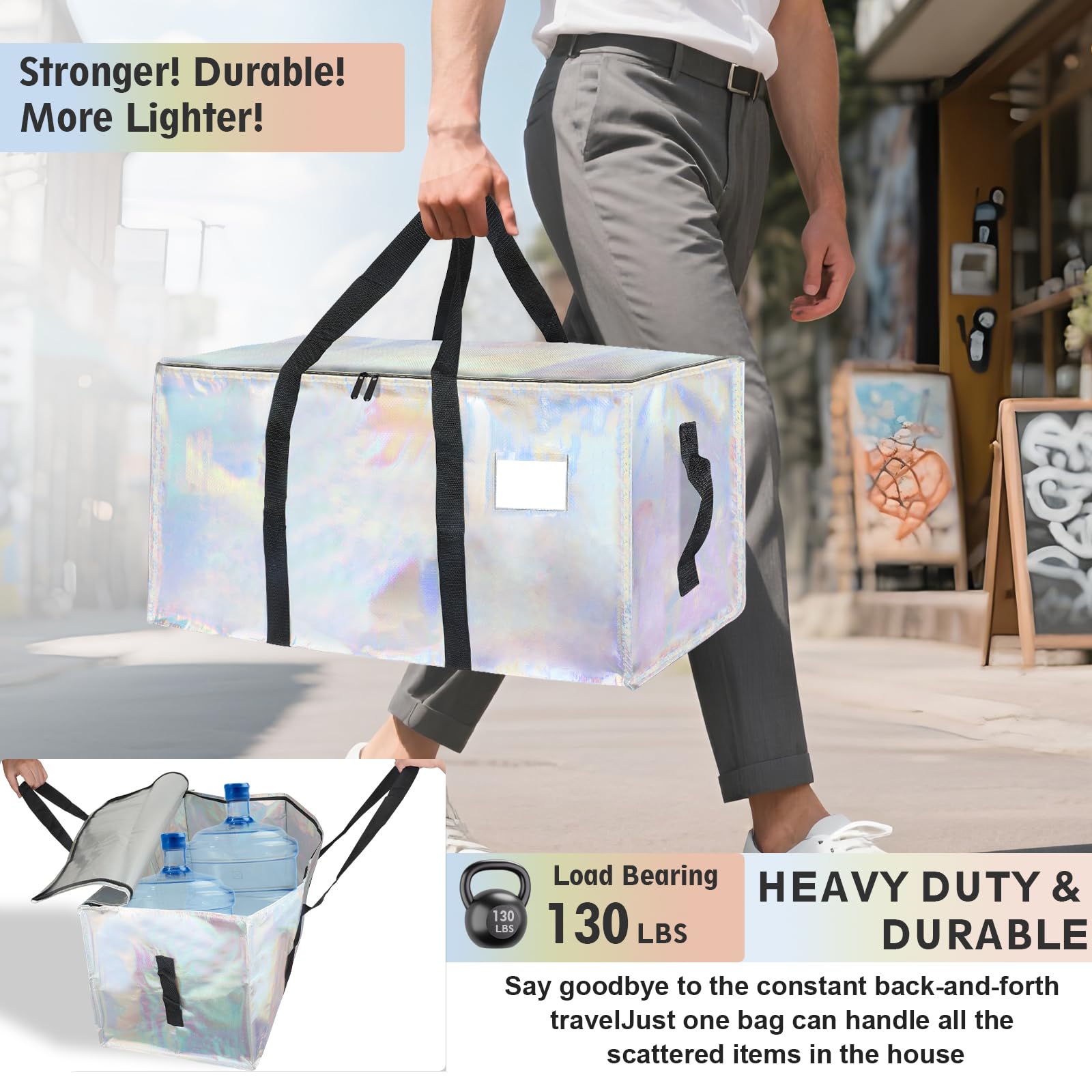 SummitFlare 95L bag near dorm essentials, highlighting quick packing.