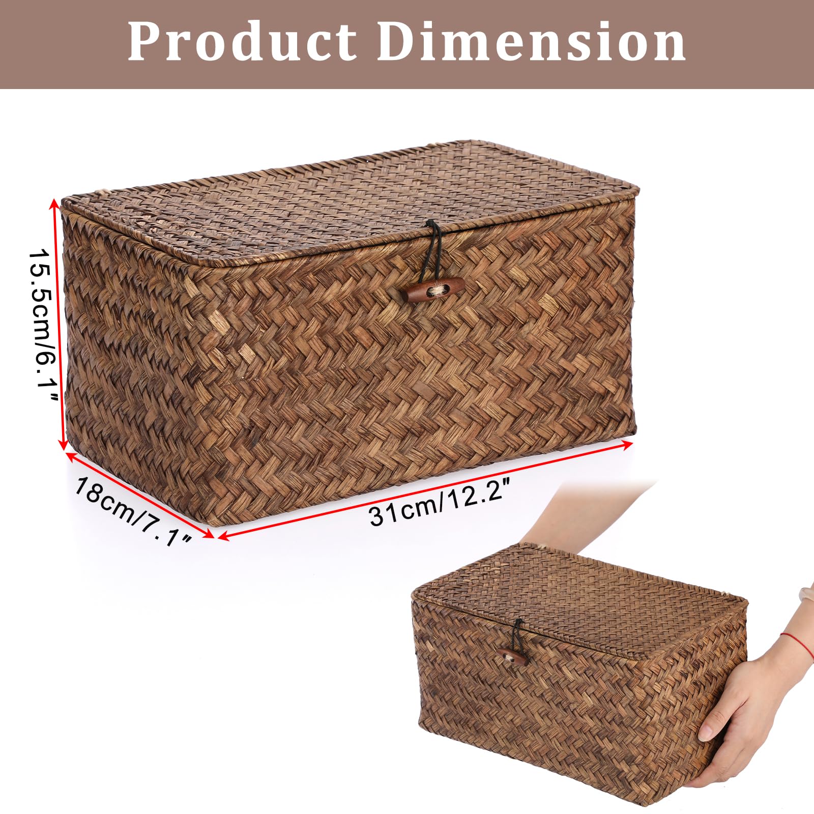 Sumnacon cosmetics and toiletries basket stores daily essentials neatly beneath the vanity.