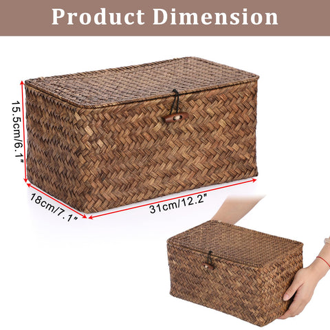 Sumnacon cosmetics and toiletries basket stores daily essentials neatly beneath the vanity.