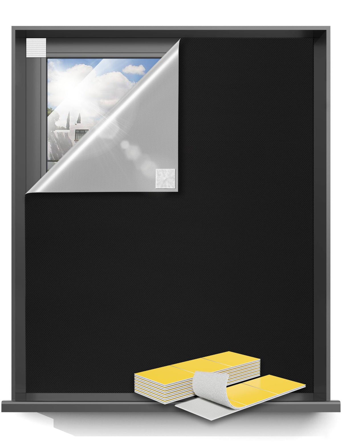 Sumobaby blackout curtains packaged for 72x70, ready to install.