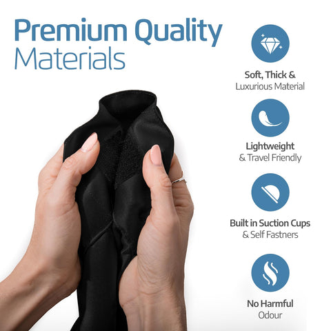 SUN AWAY 66x51 blackout curtain covers large windows