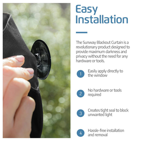 SUN AWAY thermal insulated shade helps regulate temperature